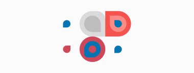 Soyut geometrik şekiller, daireler, kareler kesişir. Minimalist tasarım, pastel renkler mevcut. Basit kompozisyon, temiz estetik..