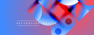 Soyut eğim arkaplanı. Mavi, kırmızı, beyaz şekiller, dinamik görsel efekt oluşturur. Metin arkaplan tasarımı okur.