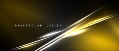 Soyut arkaplanda altın ışık çizgileri, çapraz çizgiler bulunur. Karanlık gölgeler egemen, modern görsel efektler yaratıyor. Metin arkaplan tasarımı okur.