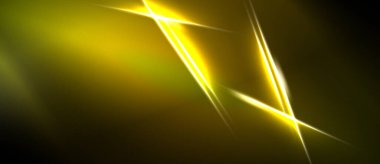 Soyut altın çizgiler koyu arkaplan ile kesişir. Parlak enerji yayılır, dinamik görsel etki yaratır. Minimalist tasarım ışığı, gölgeyi odaklar.