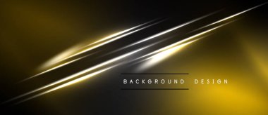 Soyut arkaplan, koyu yüzeyde köşegen altın çizgiler oluşturur. Minimalist tasarım metin elementlerini içerir, basit ama zarif.