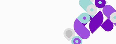 Soyut şekiller, mor, yeşil, gri. Minimalist tasarım, temiz çizgiler, modern estetik. Basit bileşim, geometrik biçimler, dengeli düzen.