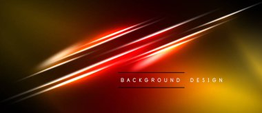 Soyut arka planda canlı turuncu, kırmızı çizgiler var. Dinamik çizgiler modern görsel etki yaratır. Minimalist metin arkaplan tasarımı okur.