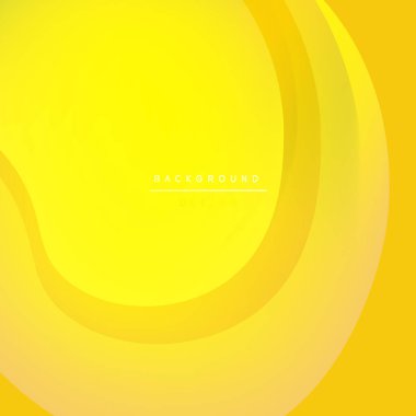 Parlak sarı soyut arka plan. Düz kıvrımlar dinamik görsel efekt yaratır. Basit tasarım, modern estetik. Sunumlar ve grafikler için ideal.