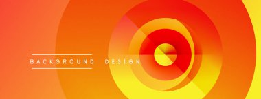 Soyut turuncu arka plan. Eşmerkezli daireler dinamik görsel efekt yaratır. Metin arka plan tasarımı okur. Modern, canlı kompozisyon.