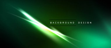 Koyu yeşil arka plan parlak çapraz ışık çizgilerine sahiptir. Metin kaplamalı modern tasarım ögesi, basit ama çarpıcı görsel.