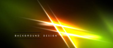 Parlak soyut çizgiler kesişiyor. Renkler karışıyor, dinamik görsel efekt yaratıyor. Metin arka plan tasarımı okur. Modern, enerjik kompozisyon.