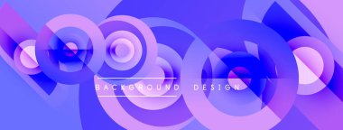 Soyut sıvı şekilleri, canlı mor renkler, dinamik bileşim. Arka planlar ve sunumlar için modern tasarım öğesi. Yumuşak eğimler derinlik yaratır.