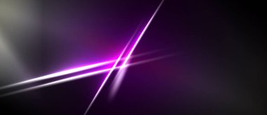 Soyut arkaplan köşegen çizgileri, mor renkler, parlak parlaklık içerir. Karanlık gölgeli minimalist tasarım, modern estetik.