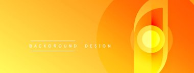 Parlak eğim arkaplanı. Eşmerkezli daireler dinamik görsel efekt yaratır. Metin kaplamalı modern tasarım. Sıcak renk paleti kompozisyona hakim olur.