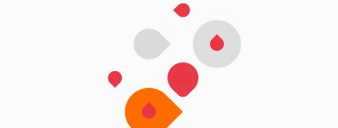 Soyut şekiller, daireler, noktalar. Kırmızı, turuncu, gri renkler mevcut. Minimalist tasarım, basit kompozisyon, temiz estetik.