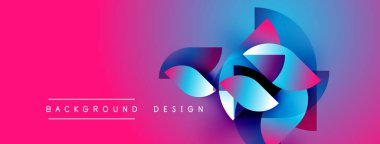Soyut enerjik tasarım. Pembe, mavi renk karışımı. Modern grafik öğe, dinamik kompozisyon. Metin arkaplan tasarımı okur.