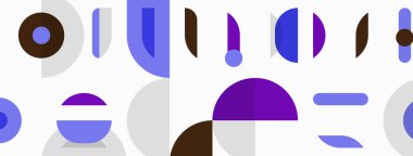 Soyut geometrik şekiller, mor, gri, beyaz. Minimalist tasarım, modern estetik, basit kompozisyon. Temiz çizgiler, düz renkler, görsel desen.