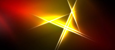 Parlak enerji hatları kesişiyor. Sıcak renkler baskın, kırmızıdan altına dönüşüyor. Dramatik ışıklandırma yoğun görsel etki yaratır.