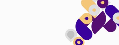 Soyut şekiller, mor, altın, gri renkler. Minimalist tasarım, temiz çizgiler, modern estetik. Basit bileşim, geometrik biçimler.