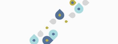 Soyut desen yuvarlak şekiller, sessiz renkler. Minimalist tasarım, modern estetiği çağrıştırıyor. Basit kompozisyon.