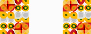 Retro desen tekrarlayan daireler ve kareler içerir. Renkler arasında turuncu, sarı, yeşil, kahverengi, gri yer alıyor. Tasarım 70 'lerin tarzını çağrıştırır.