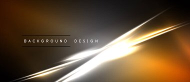 Soyut arka plan parlak köşegenler, turuncu renkler, koyu gölgeler içerir. Dijital projeler için modern tasarım ögesi.