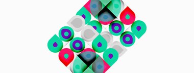 Soyut renkli şekiller elmas desenleri oluşturur. Canlı renkler dinamik görsel doku yaratır. Modern tasarım, geometrik elementler mevcut.