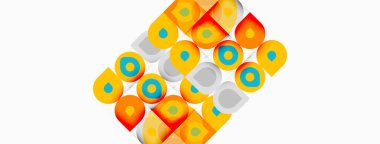 Renkli damlacıklar elmas şeklindedir. Parlak turuncu, mavi, sarı renkler kompozisyona hakim. Modern, eğlenceli tasarım ögesi.