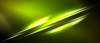 Soyut tasarım koyu arkaplana karşı parlak sarı çizgiler içerir. Pürüzsüz gradyanlar dinamik görsel efekt yaratır. Minimalist, modern estetik.