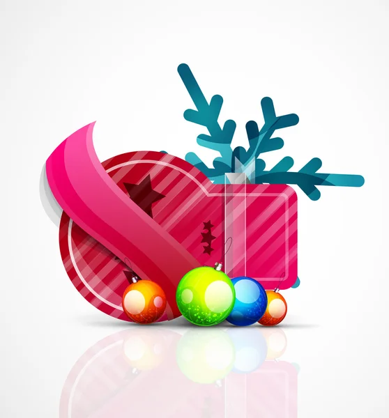 Étiquette de vente de Noël — Image vectorielle