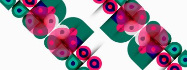 Soyut geometrik desen. Tekrarlayan şekiller, canlı renkler, çapraz düzenleme. Modern tasarım elementleri dinamik görsel doku oluşturur.