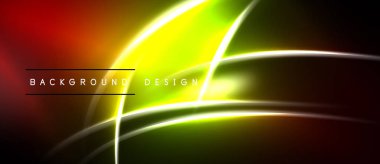 Parlak soyut neon çizgileri dinamik bir arkaplan yaratır. Canlı renkler harmanlanarak modern tasarım ögesi oluşturur. Yumuşak gradyanlar görsel etkiyi artırır.