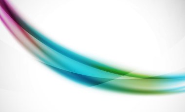 Renkli dalga çizgi, ışık ve gölge efektleri ile arka plan