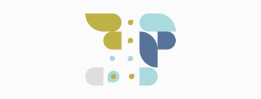 Soyut şekiller, sessiz renkler, basit tasarım. Çemberler, kıvrımlar, noktalar eğlenceli bir kompozisyon oluşturur. Minimalist estetik, temiz arkaplan.