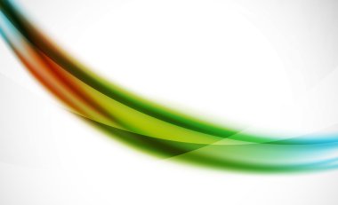 Renkli dalga çizgi, ışık ve gölge efektleri ile arka plan