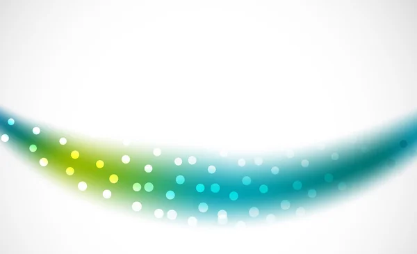 Línea de onda colorida, fondo abstracto con efectos de luz y sombra — Archivo Imágenes Vectoriales