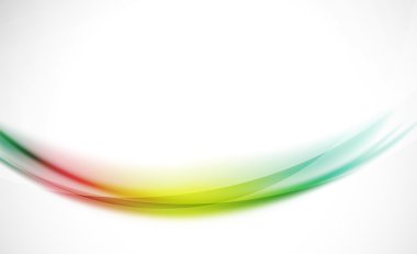 Renkli dalga çizgi, ışık ve gölge efektleri ile arka plan