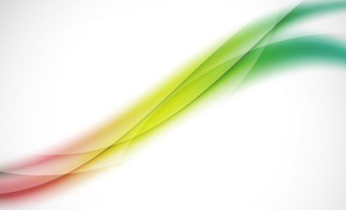 Renkli dalga çizgi, ışık ve gölge efektleri ile arka plan