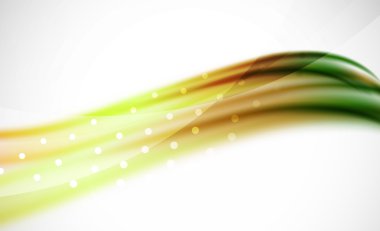 Renkli dalga çizgi, ışık ve gölge efektleri ile arka plan