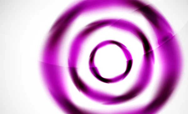 Brillante borroso remolino círculo formas abstracto fondo — Vector de stock
