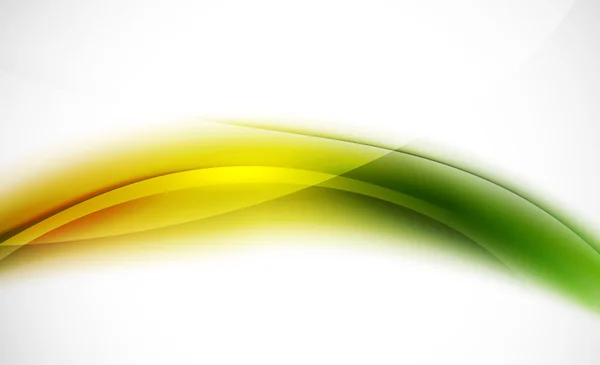 Ligne d'onde colorée, fond abstrait avec des effets de lumière et d'ombre — Image vectorielle