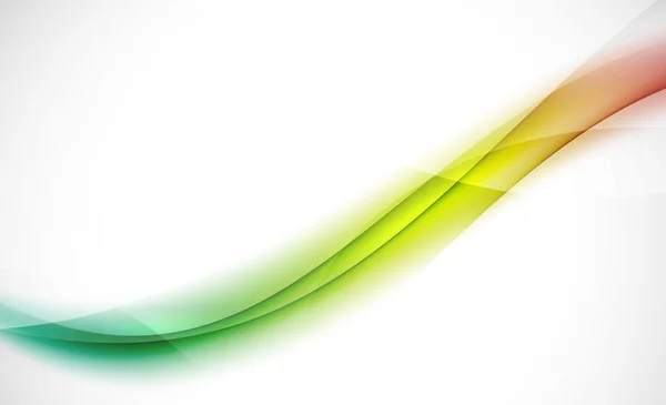 Fargerik bølgelinje, abstrakt bakgrunn med lys- og skyggeeffekter – stockfoto
