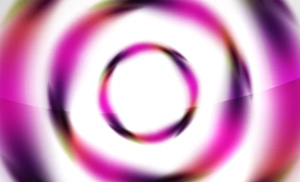 Глянцевая размытая круговая петля формирует абстрактный фон — стоковый вектор