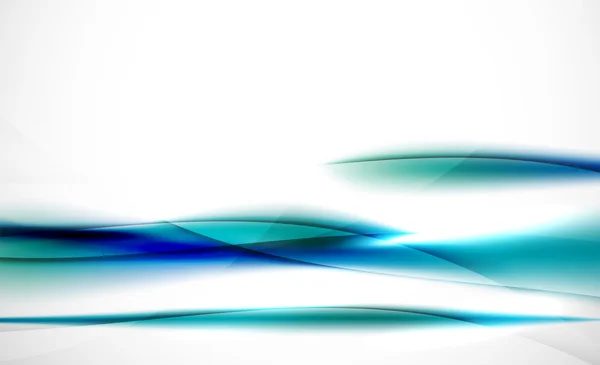 Ligne d'onde colorée, fond abstrait avec des effets de lumière et d'ombre — Image vectorielle