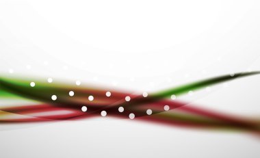 Renkli dalga çizgi, ışık ve gölge efektleri ile arka plan