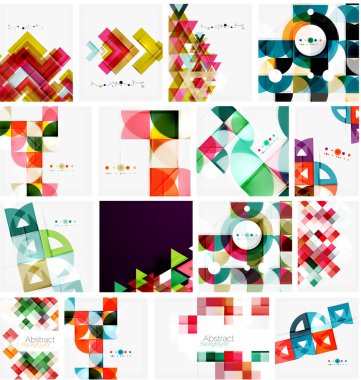 Üçgen geometrik arka kümesi