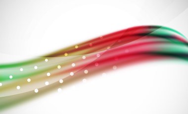 Renkli dalga çizgi, ışık ve gölge efektleri ile arka plan