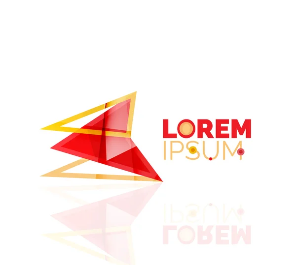 Logotipo, icono de negocio geométrico abstracto — Archivo Imágenes Vectoriales