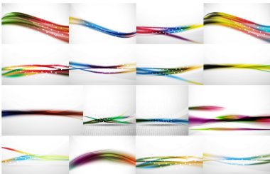 Dalga akan dizi hareket arka bulanık