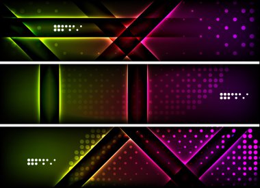 Bayrağı ayarla, üstbilgi arka planlar ile mesajınız için yer