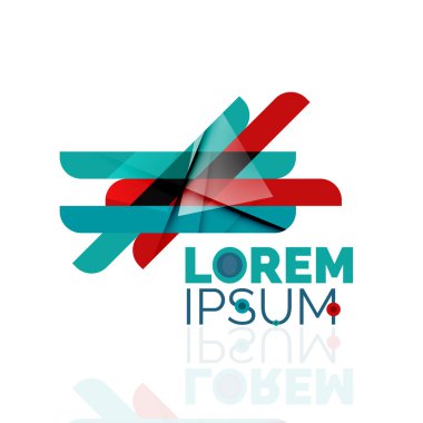 logo, soyut geometrik iş simgesi