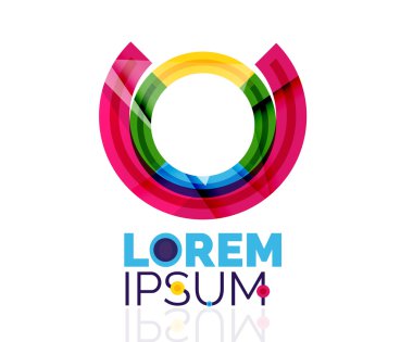 logo, soyut geometrik iş simgesi