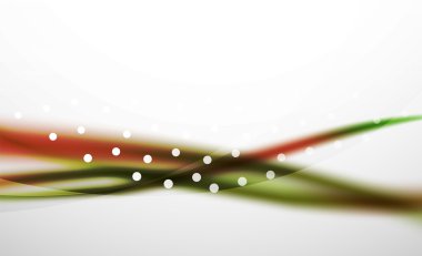 Renkli dalga çizgi, ışık ve gölge efektleri ile arka plan