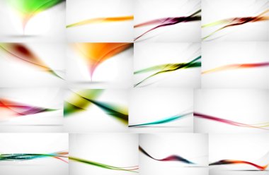 Dalga akan dizi hareket arka bulanık